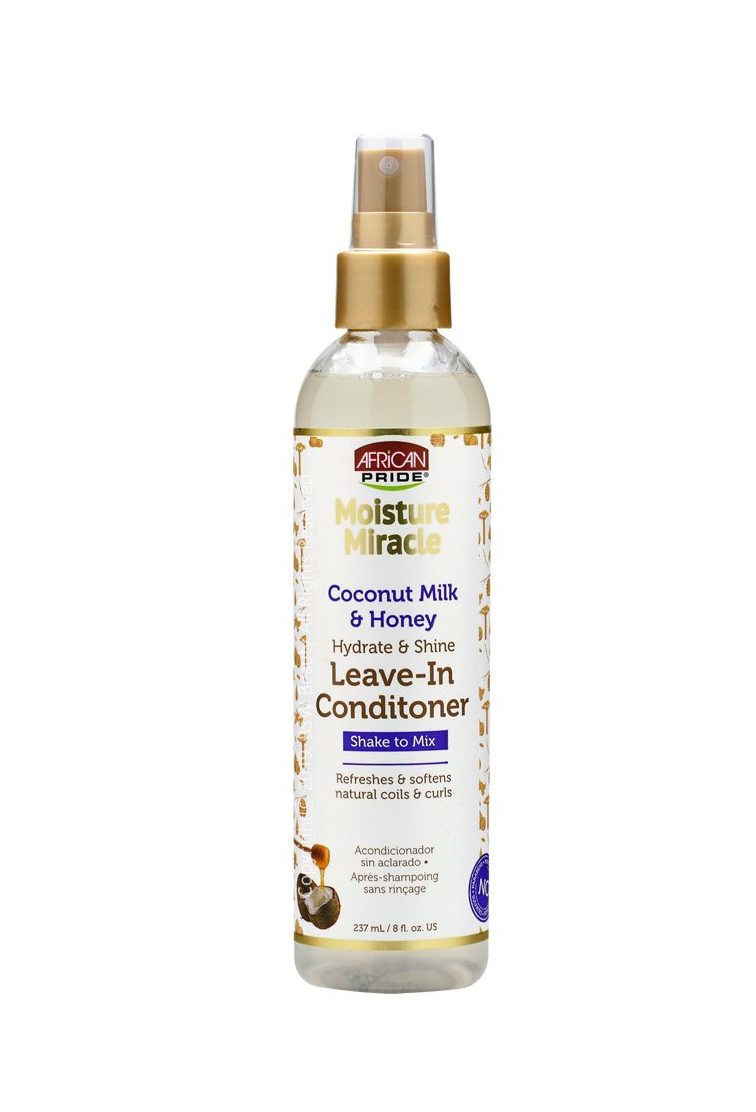 African Pride Moisture Miracle Spray Leavein Conditioner