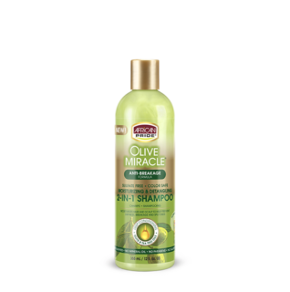 African Pride Olive Miracle Shampoo 2 en 1